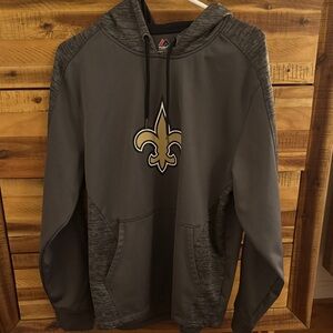 Saints NFL Gray Hoodie